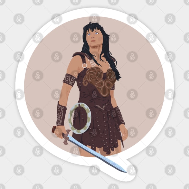 Xena the Warrior Princess 1995 Sticker by JoniGepp